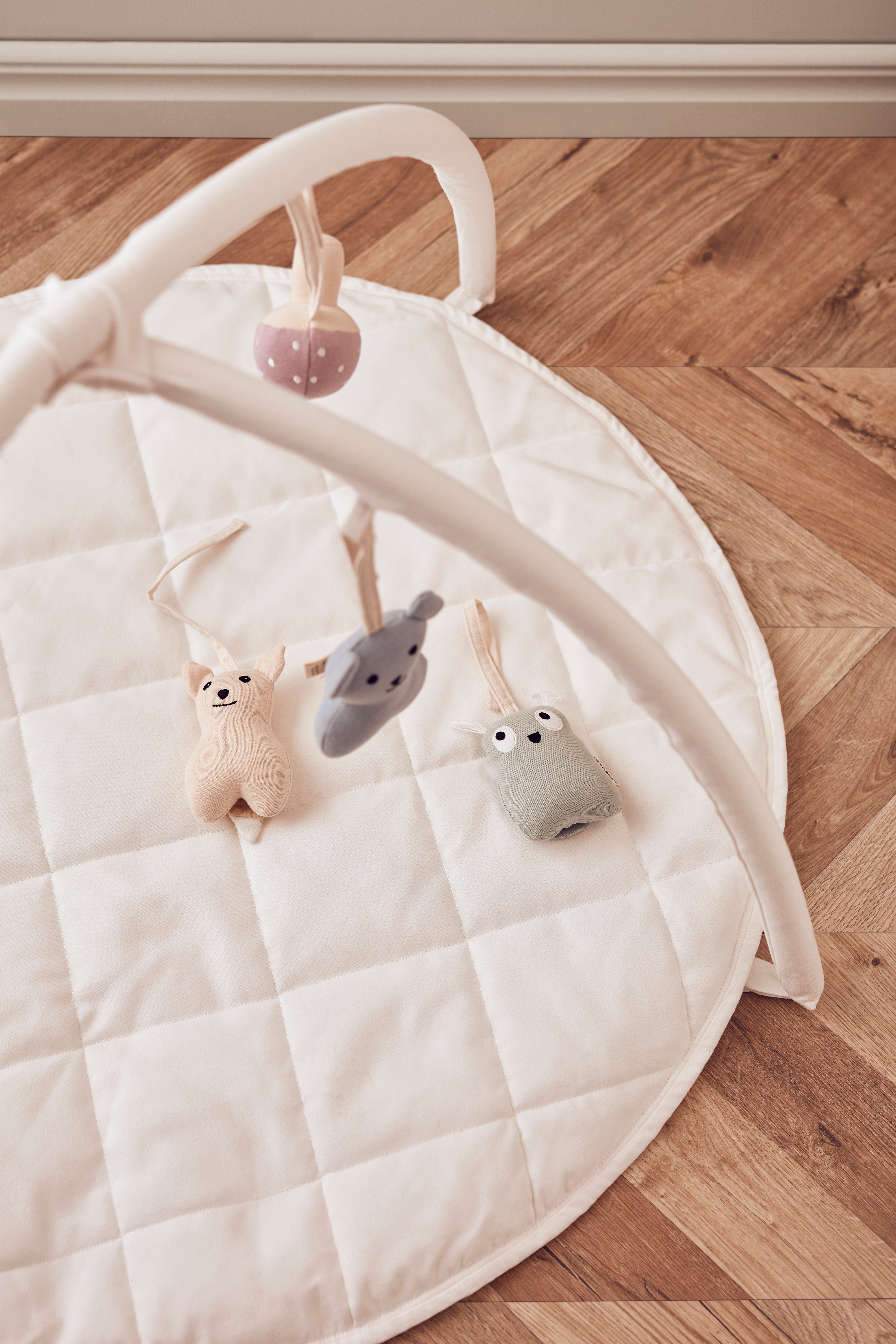 Baby gym textile off white