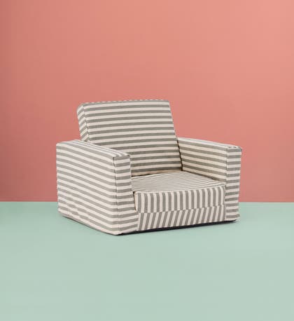Armchair foldable stripe