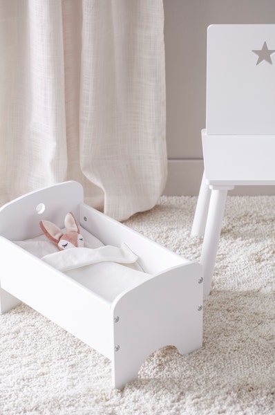 Dollbed white with bedset