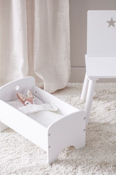 Dollbed white with bedset