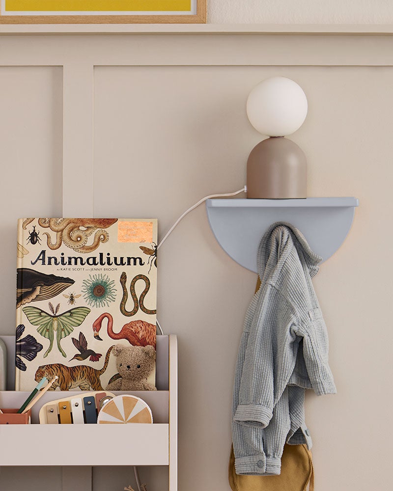 Shelf circle light blue