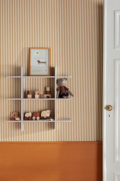 Wall shelf 3 level grey