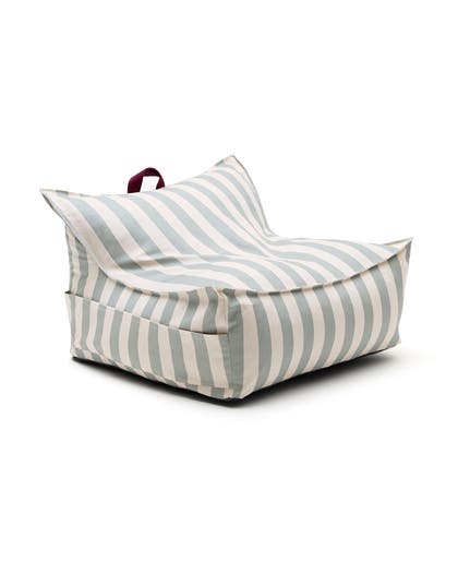 Bean bag stripe grey-green