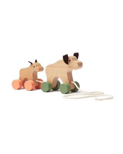 Pull along moose family