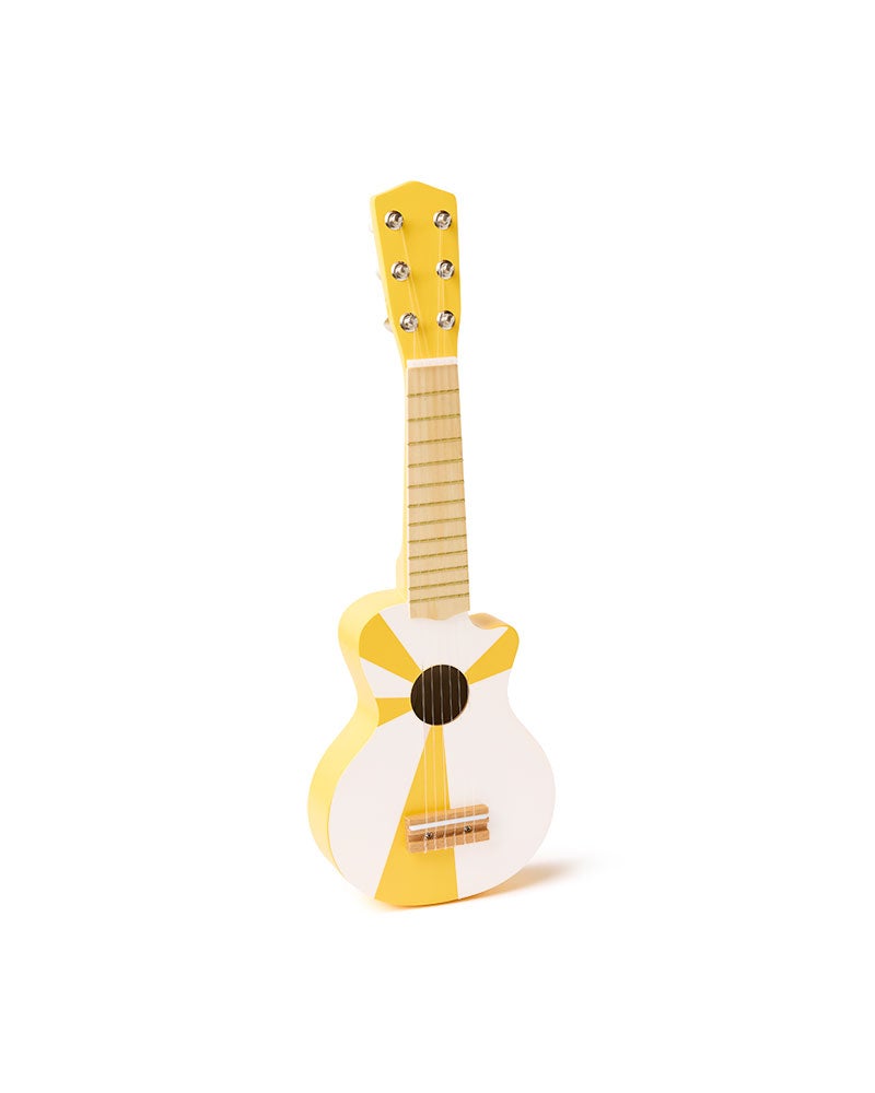 Guitar yellow white