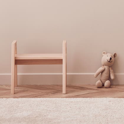 Tabouret ajustable SAGA Blonde