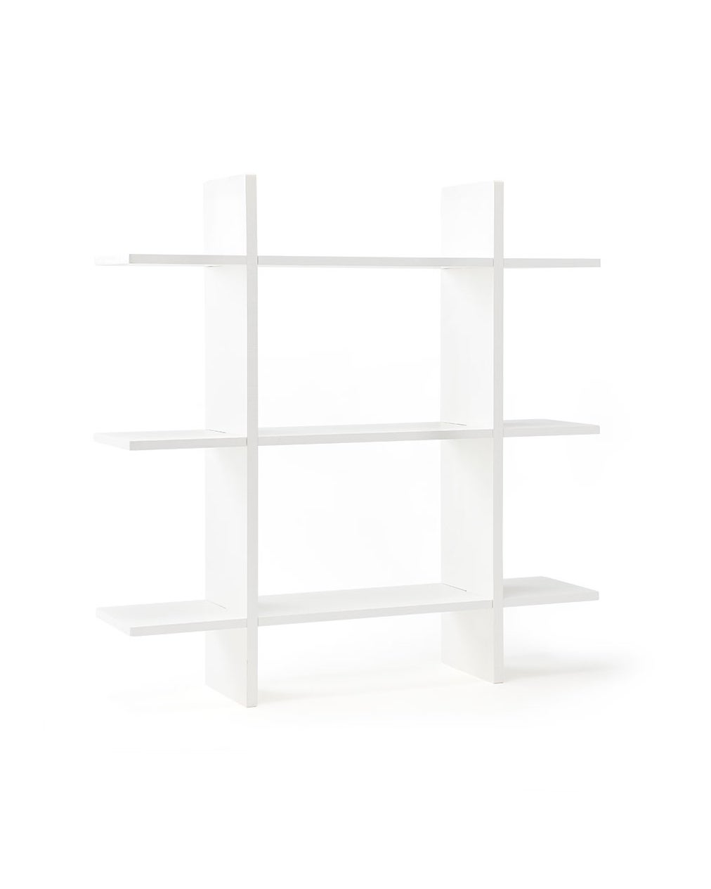 Wall shelf 3 level white