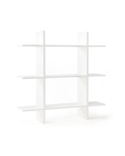 Wall shelf 3 level white