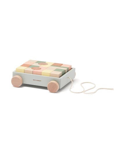 Wagon with blocks