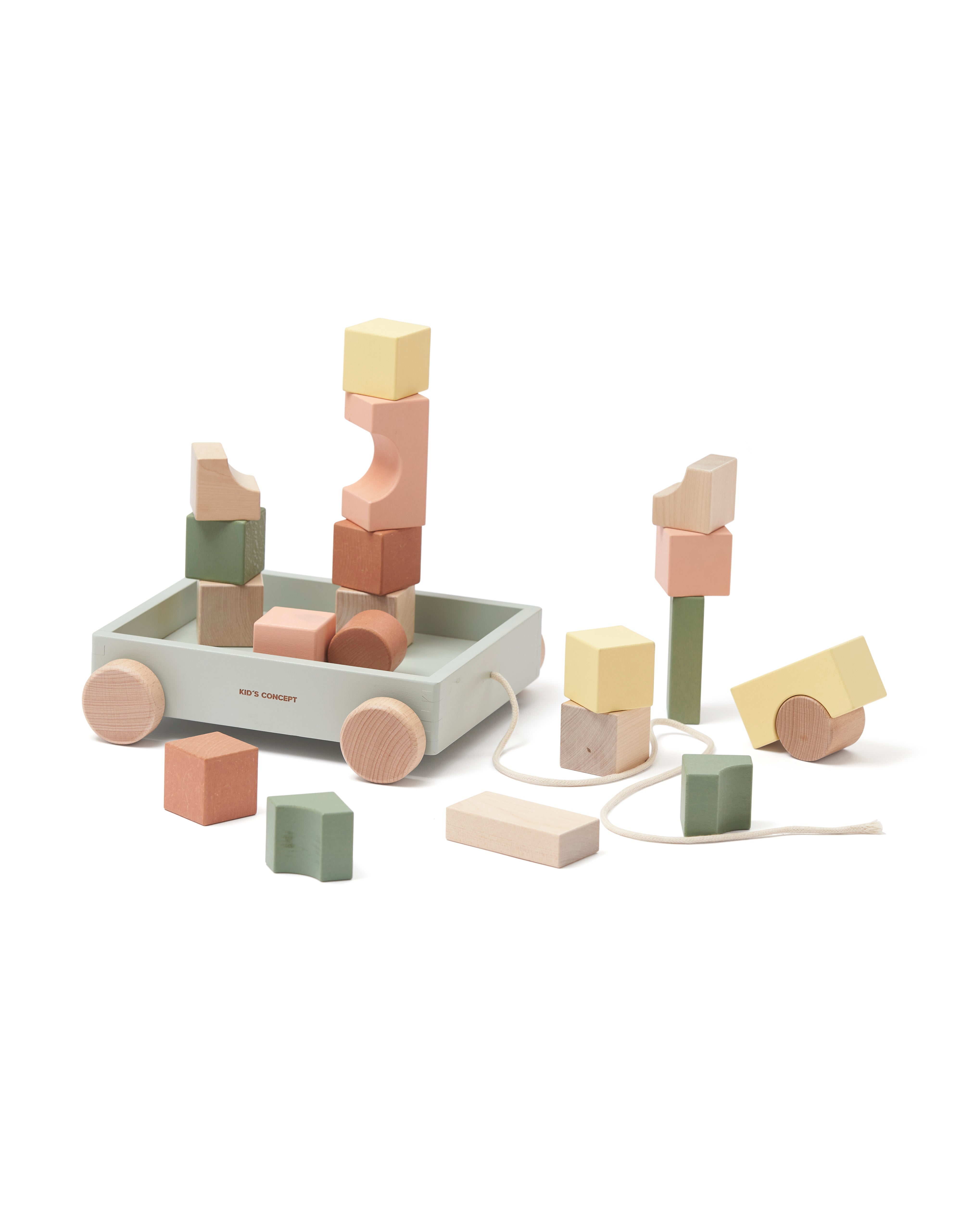 Wagon with blocks