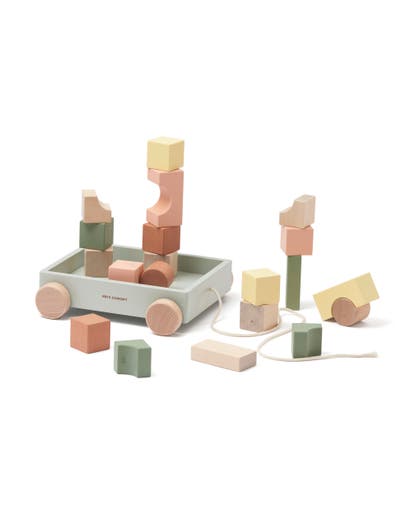 Wagon with blocks