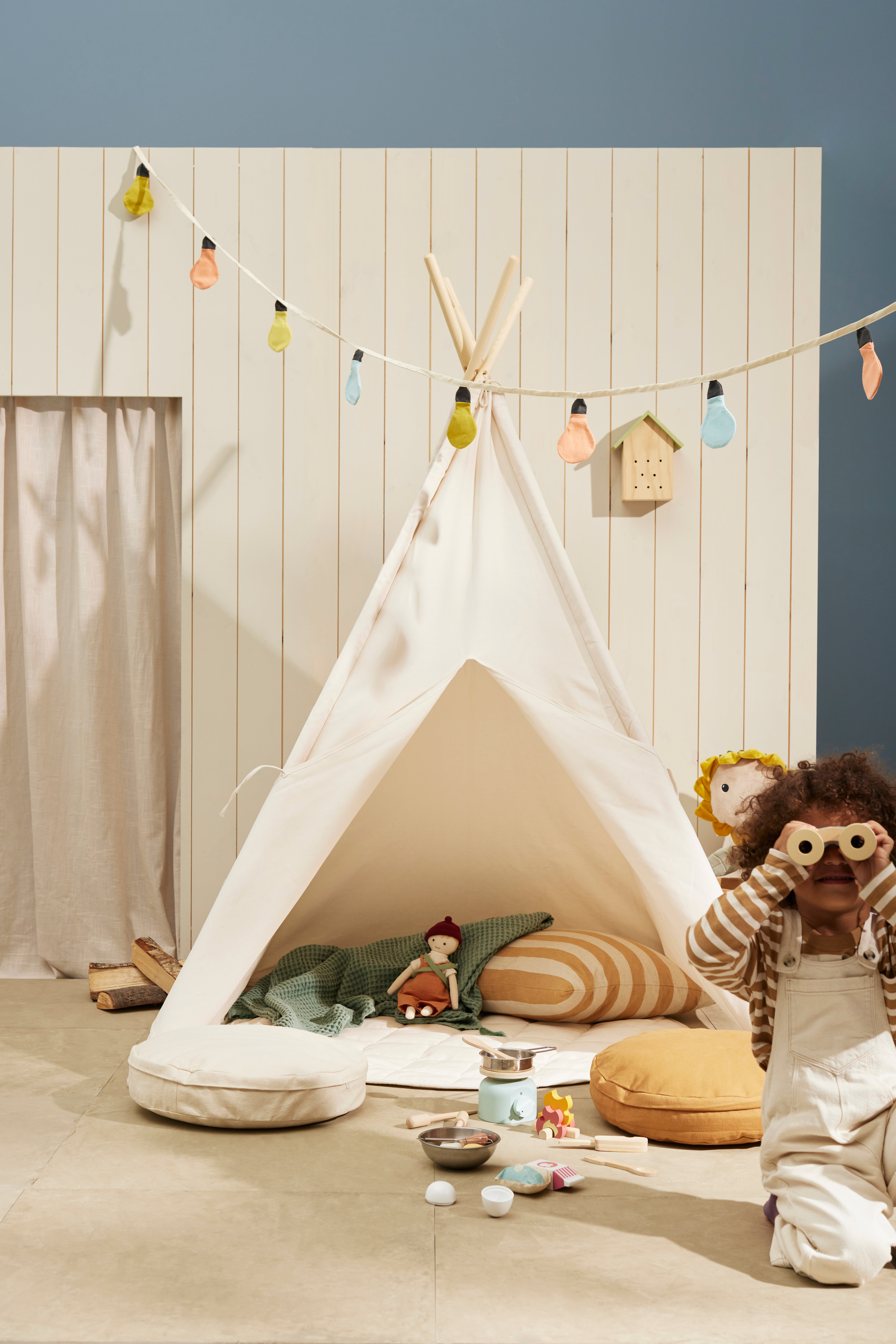 Tipi tent off white