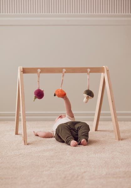 Baby gym wooden frame