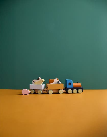 Farm animal train
