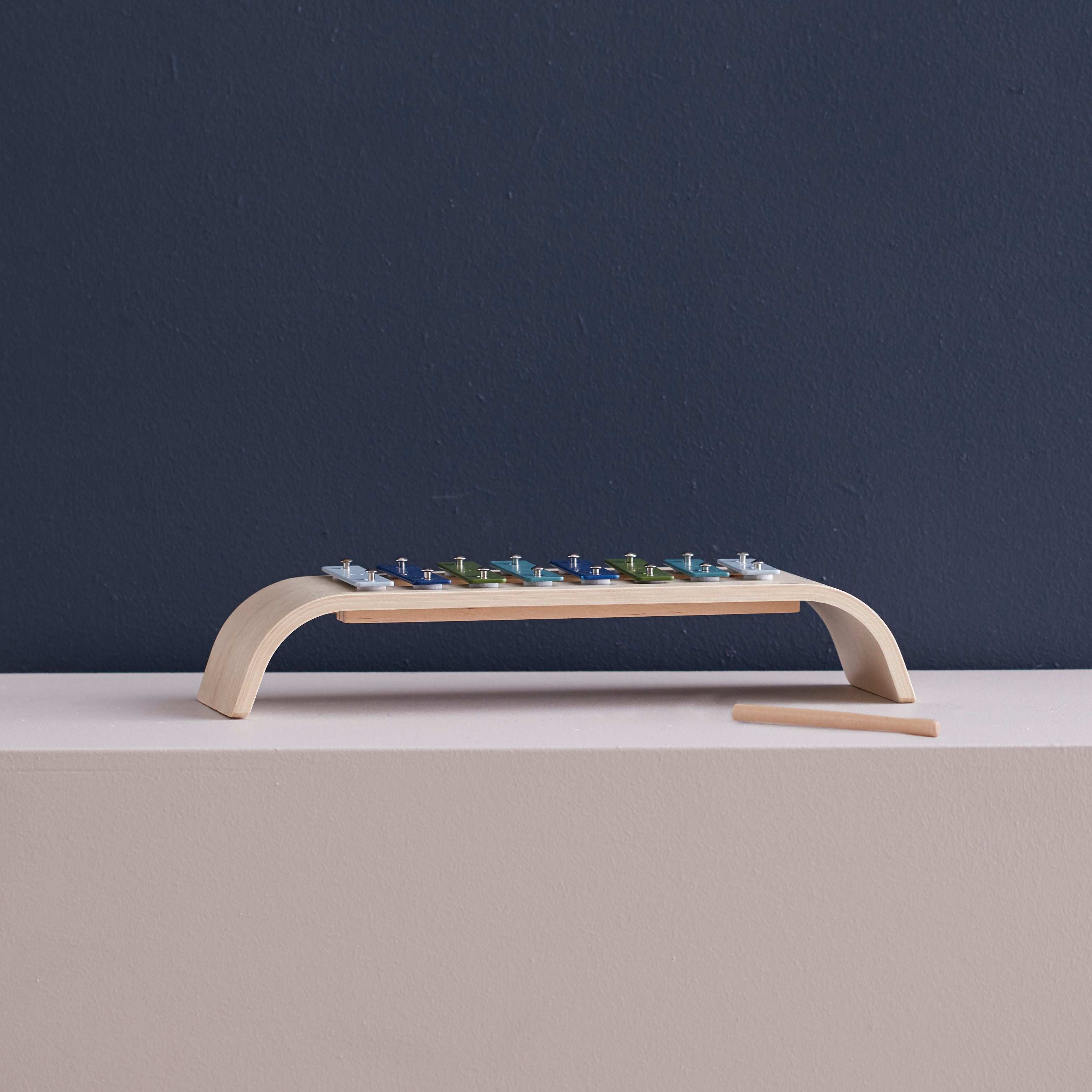 Xylophone plywood blue multi