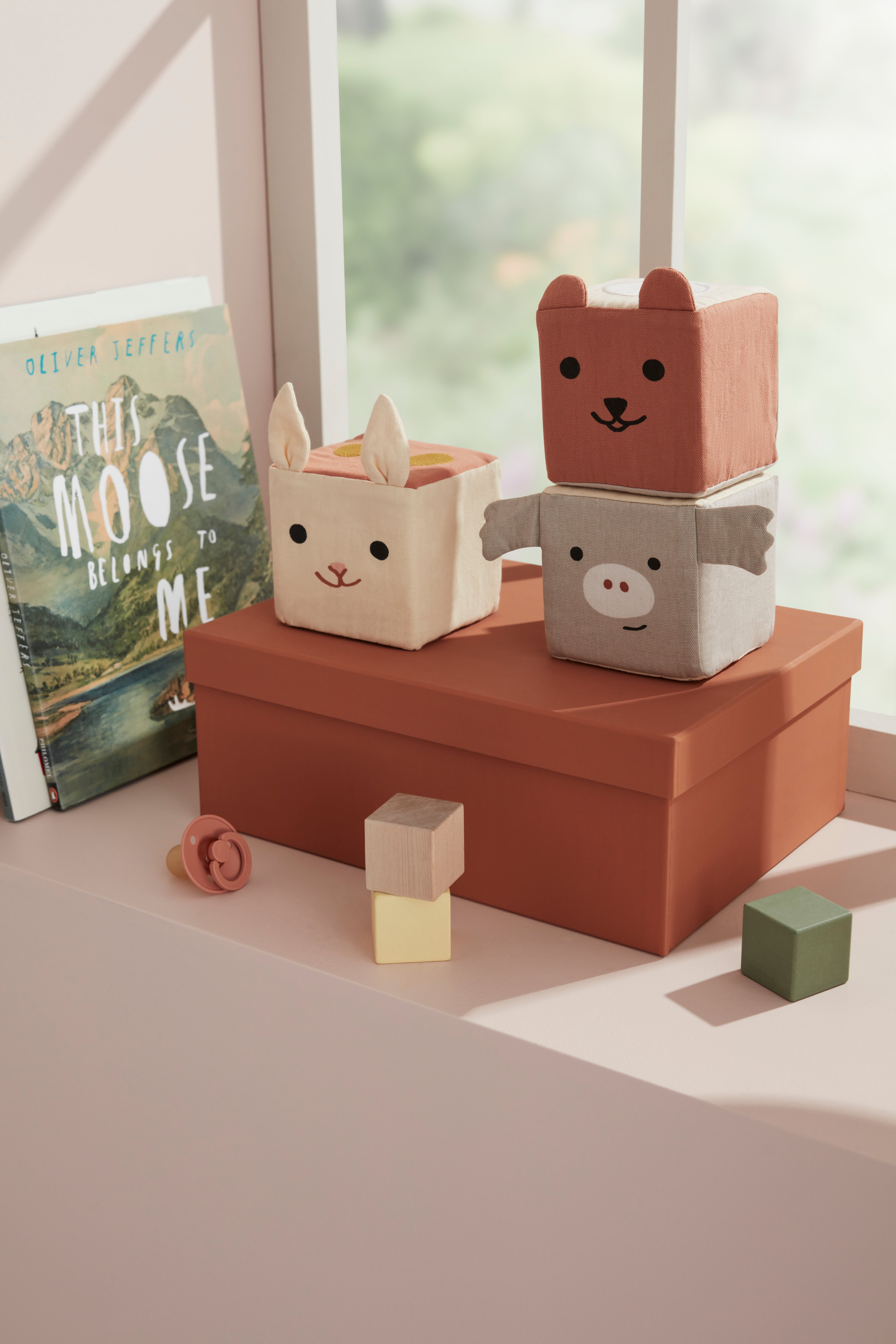 Play cubes textile