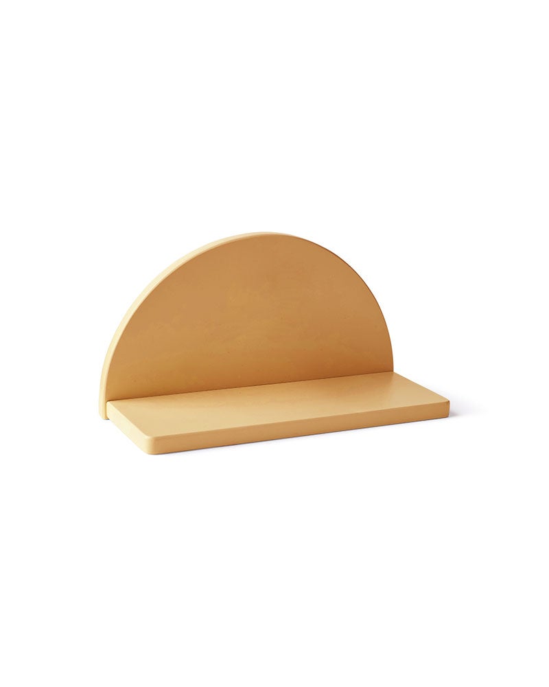 Shelf circle mustard 