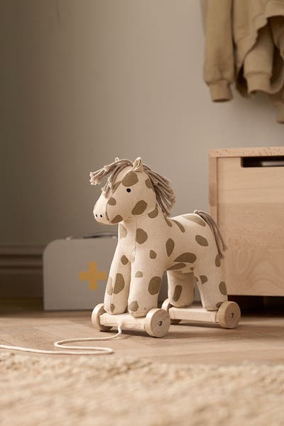 Pull Along horse Dotty