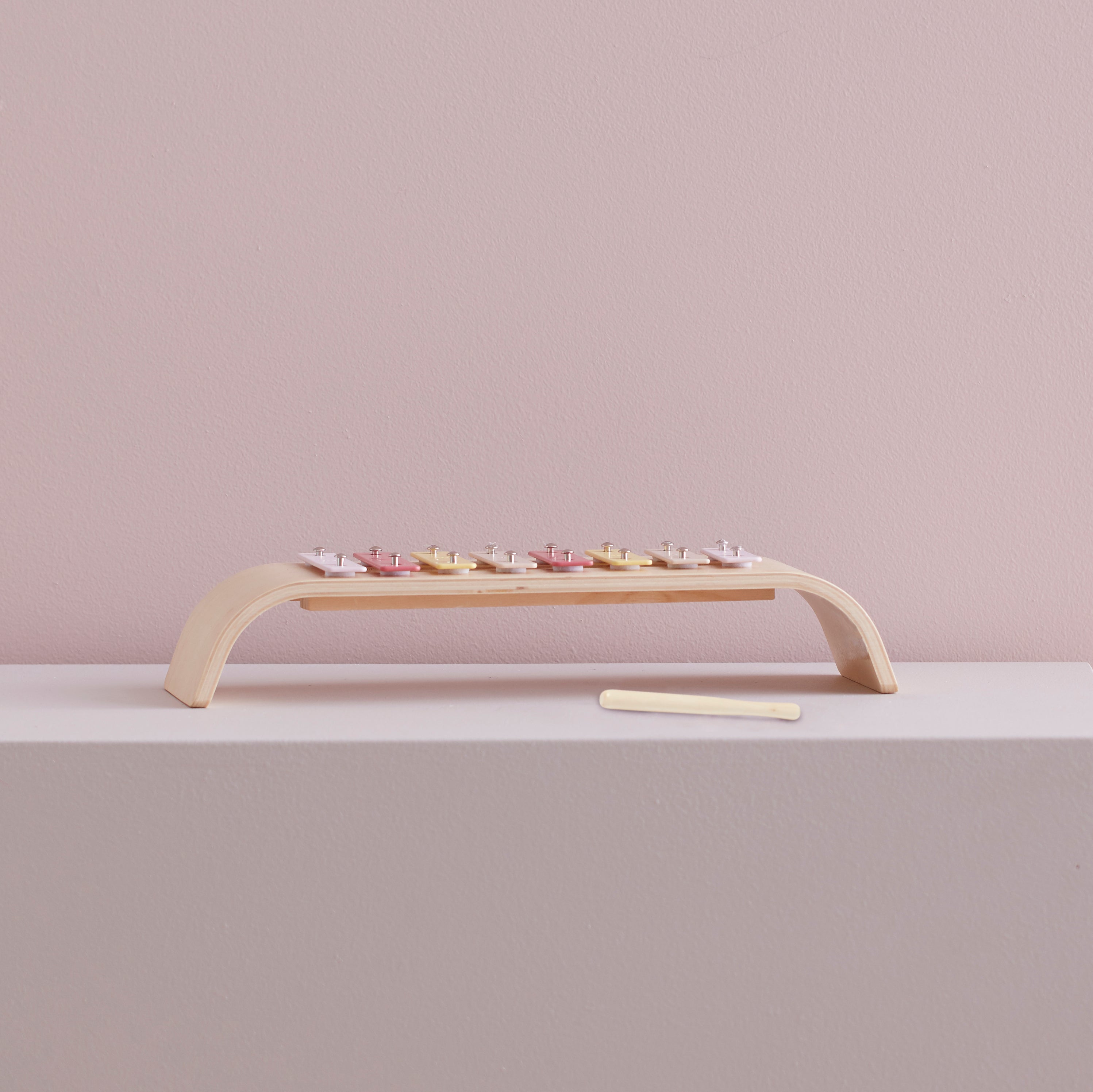 Xylophone plywood pink multi