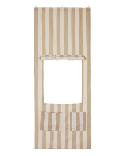 Doorway kiosk stripe beige